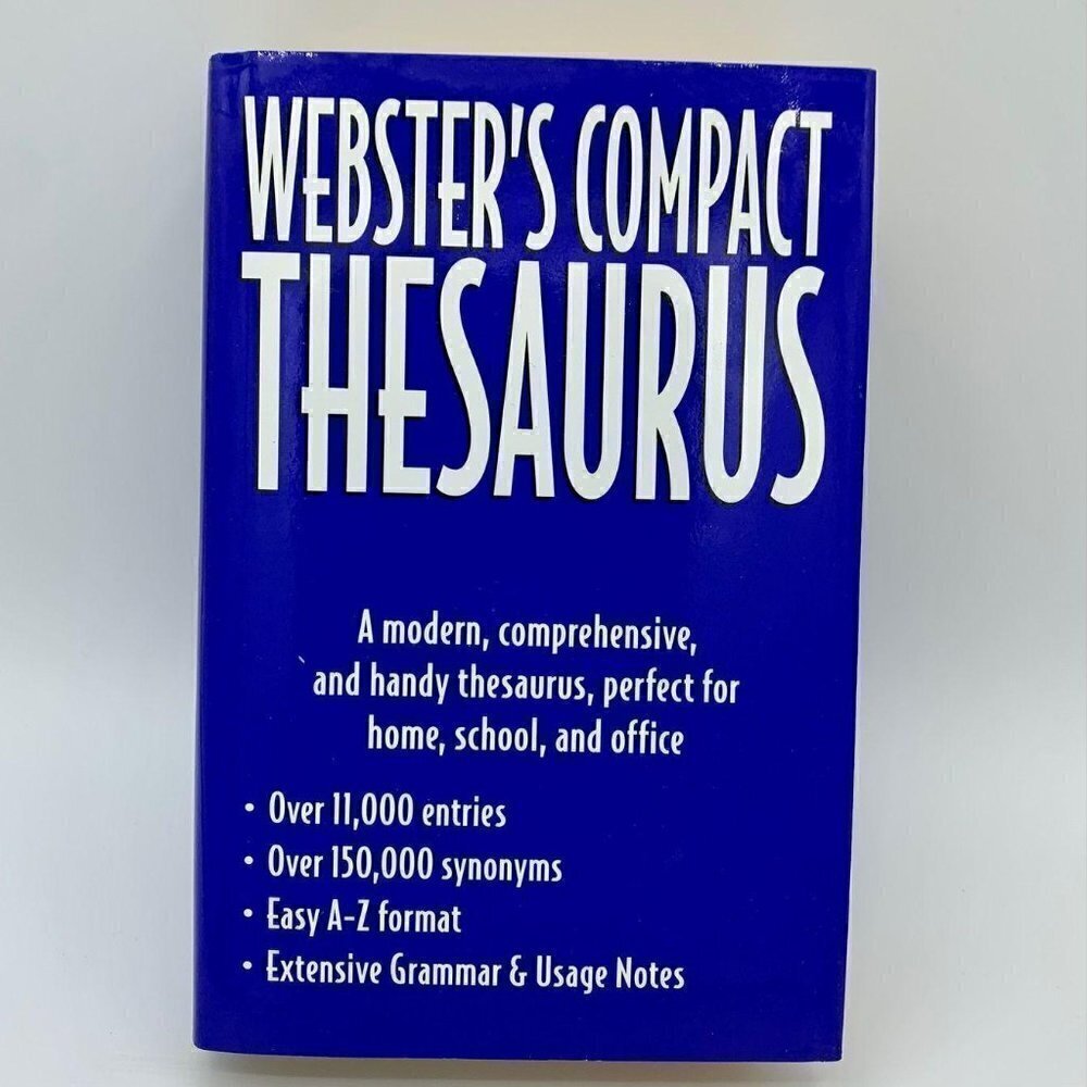 2/$15 VINTAGE Webster's Compact Thesaurus 2001